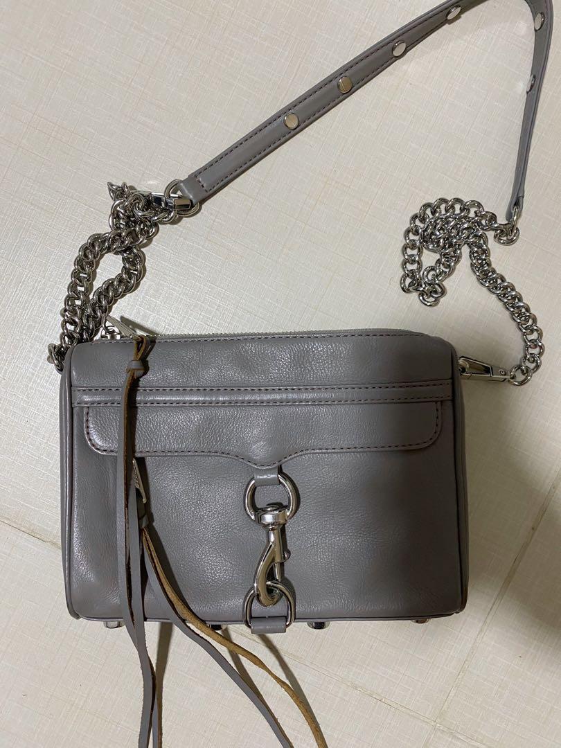 Rebecca Minkoff Mini MAC Grey with Silverware