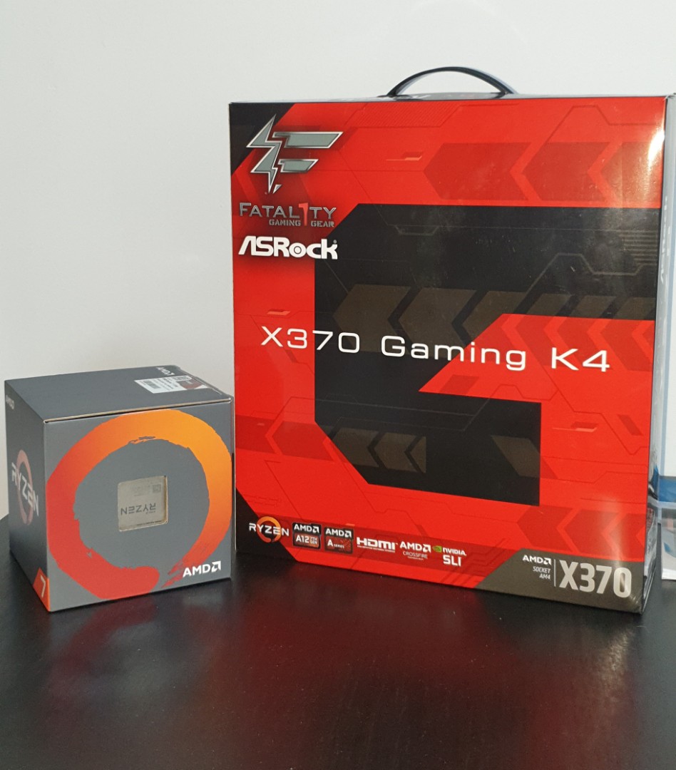 Ryzen 7 1700 Asrock X370 Gaming K4 Computers Tech Parts Accessories Computer Parts On Carousell