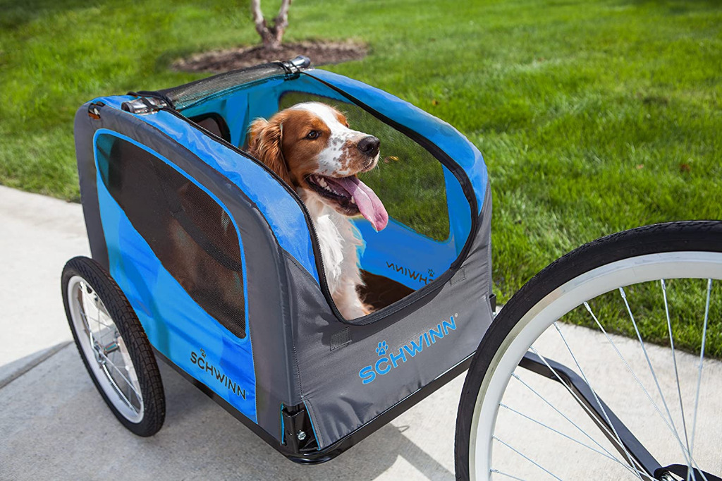 Schwinn Rascal Bike Pet Trailer, For Small and Large Dogs, Pet Supplies