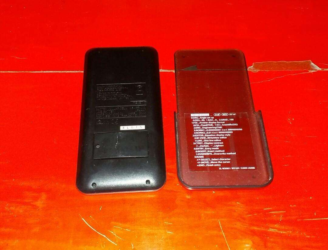 Defective SHARP Scientific Calculator (Category: Office & Business Technology) located in Quezon City. Submitted by donjie (Listing ID 1024755570, Image 3). Description: SCIENTIFIC CALCULATOR Brand: SHARP Note: Defective, needs to be checked P350 SF P60.