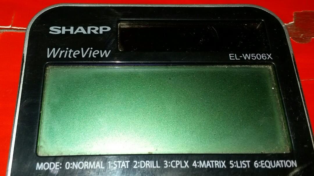 Defective SHARP Scientific Calculator (Category: Office & Business Technology) located in Quezon City. Submitted by donjie (Listing ID 1024755570, Image 2). Description: SCIENTIFIC CALCULATOR Brand: SHARP Note: Defective, needs to be checked P350 SF P60.