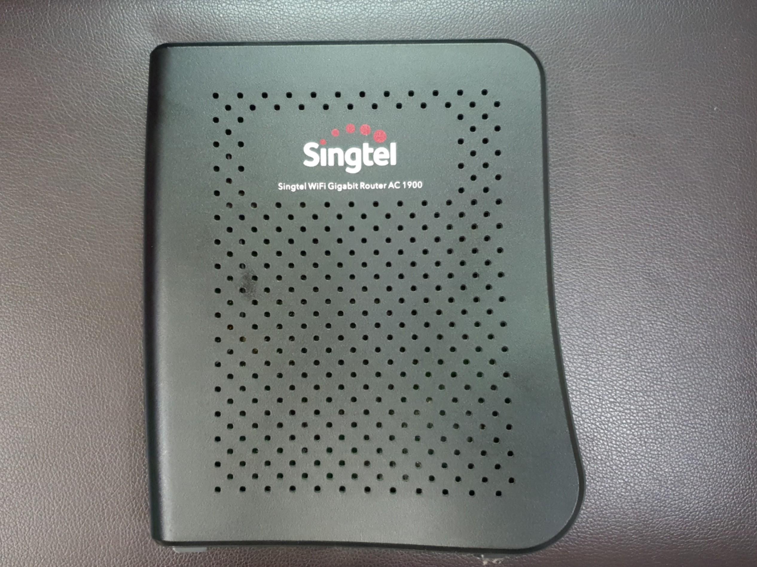 Singtel AC1900 Dual band WiFi router, Mobile Phones & Gadgets, Mobile ...