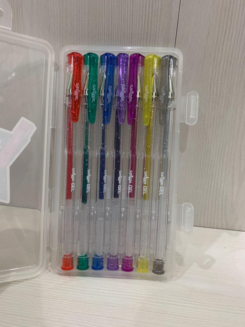 Smiggle sparkle gel pens, Hobbies & Toys, Stationery & Craft