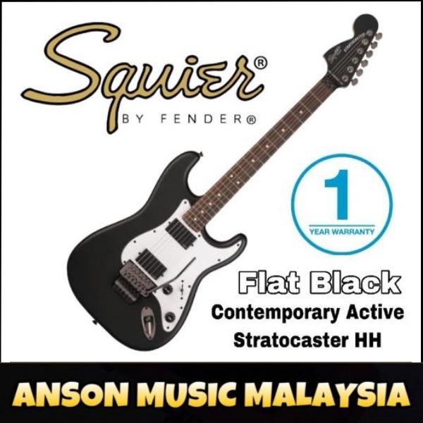 Squier contemporary active stratocaster store hh flat black