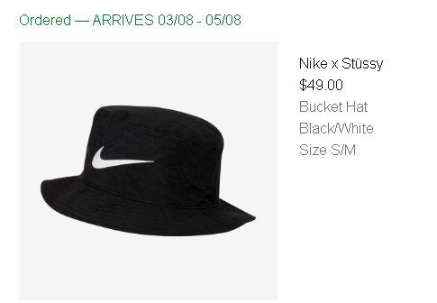 Nike X Stussy NRG Bucket Hat Black | sdr.com.ec