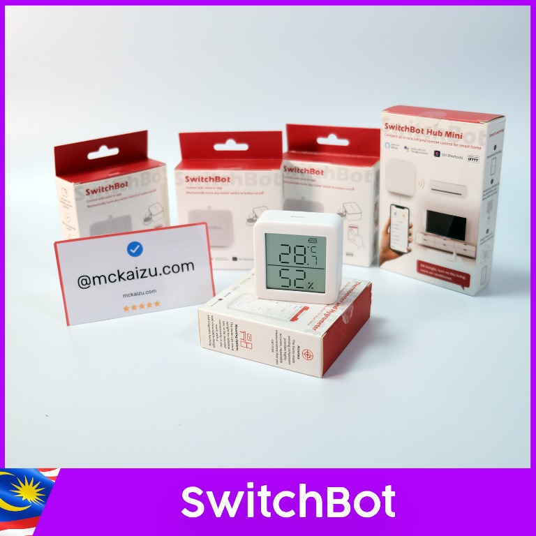 Switchbot Hub Mini Smart Remote Switchbot Smart Switch Button Pusher Switchbot Thermometer Hygrometer Electronics Others On Carousell