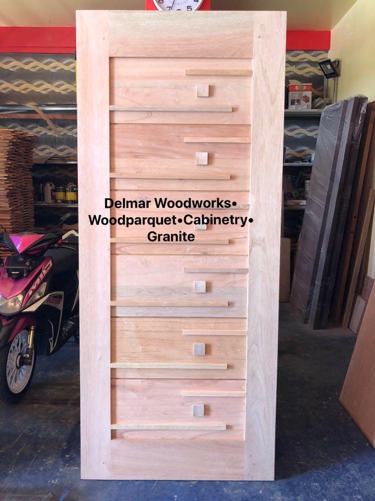 TANGUILE SOLID PANEL DOOR KILNDRIED, Furniture & Home Living, Gardening