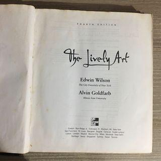 "The Lively Art" Theatre Book by Wilson & Goldfarb (4th Edition)