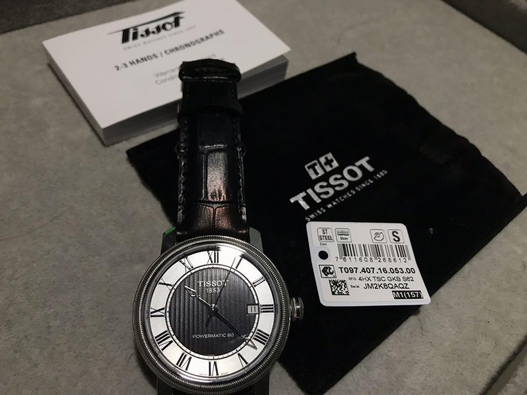 Tissot Bridgeport Powermatic 80 Men s Fashion Watches Accessories Watches on Carousell