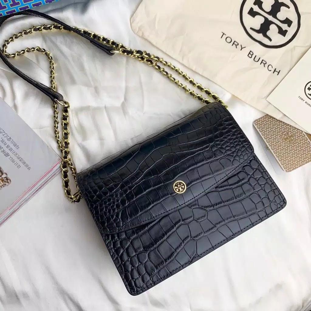 Tory Burch Crocodile shoulder bag Original Factory Outlet