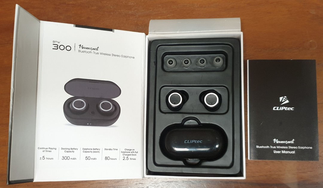 True Wireless Earphones by CLiPtec 