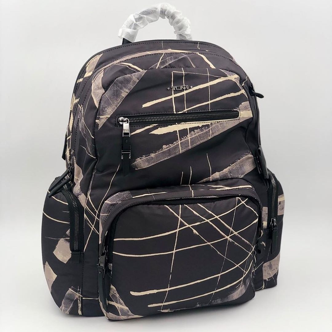 TUMI CARSON BACKPACK 43x30.5x14CM LINE PRINT (muat laptop 15 inches) on ...