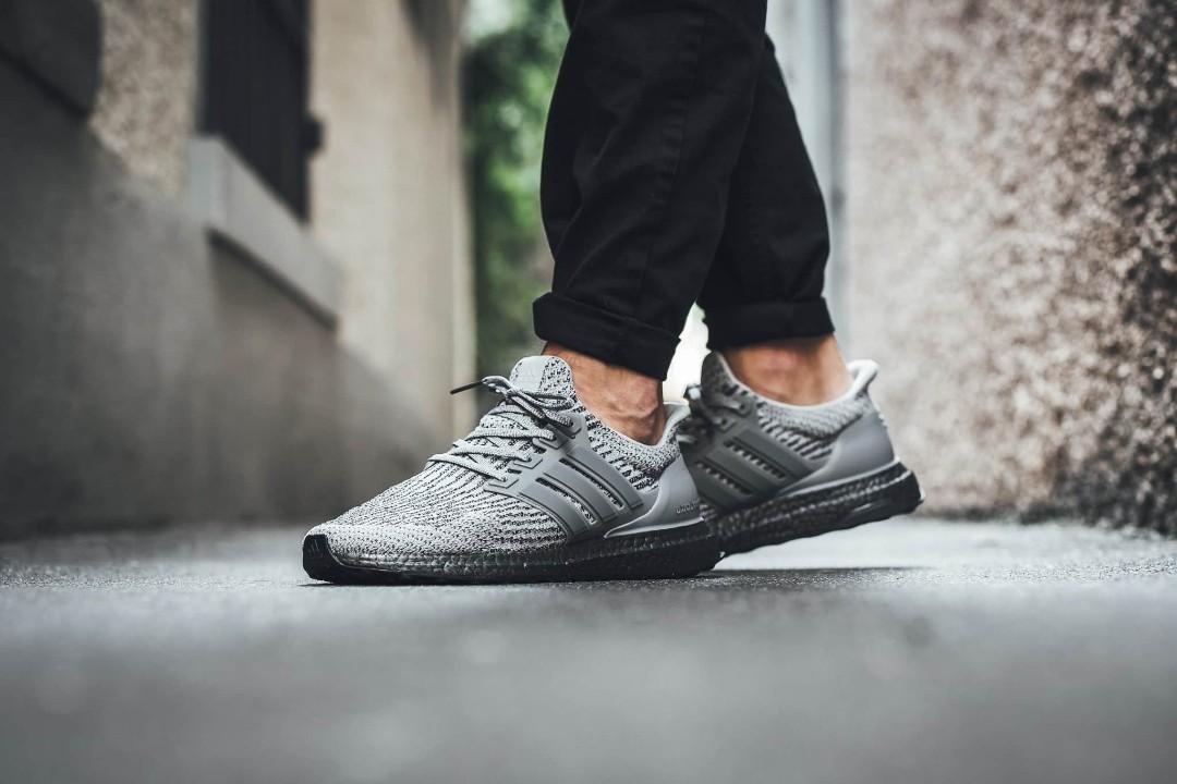 Grey ultraboost 3.0 clearance