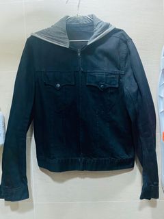 黑色牛仔Uniqlo 外套  L (156)64206169545090110