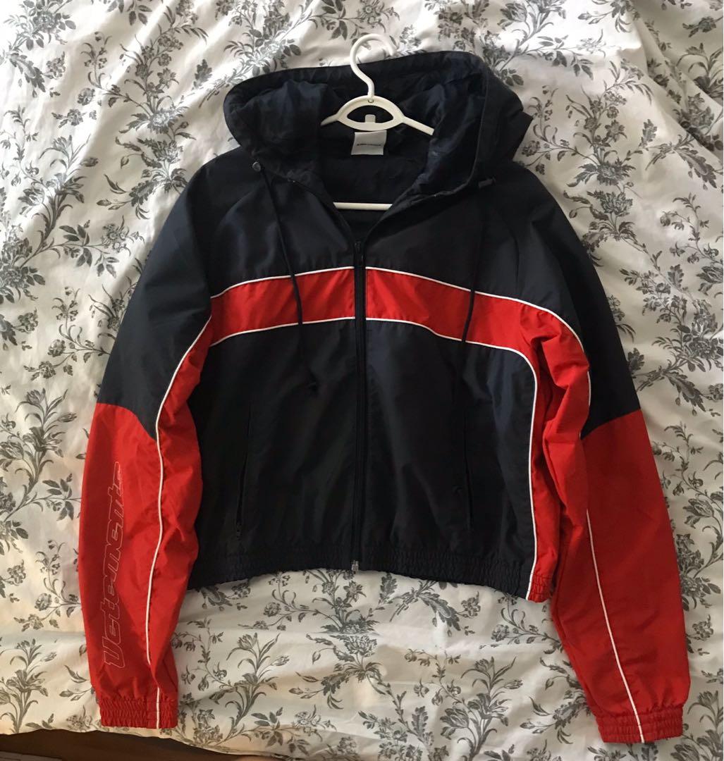 Vetements track jacket top