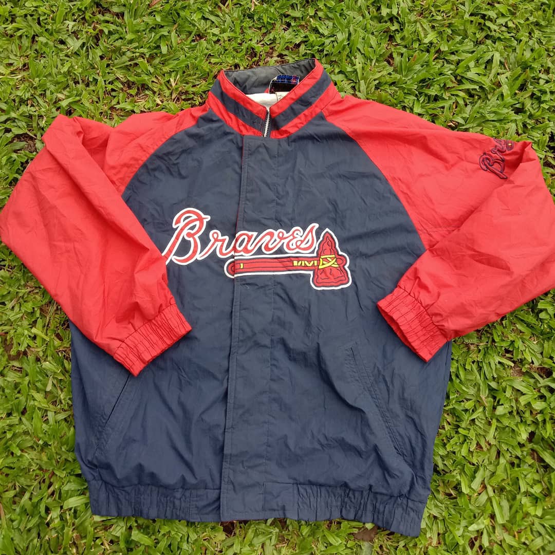 Vintage Atlanta Braves Jacket, Men's Fashion, Coats, Jackets and Outerwear  on Carousell