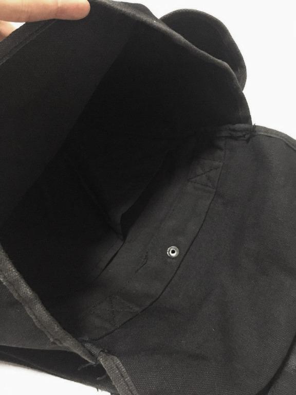Vintage Canvas Black Army Backpack, Men's Fashion, Bags, Backpacks on Carousell