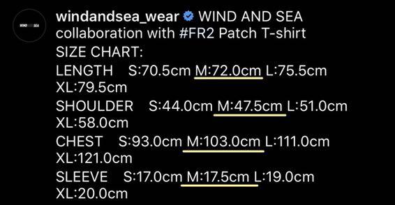 WIND AND SEA x #FR2 tee, 男裝, 外套及戶外衣服- Carousell