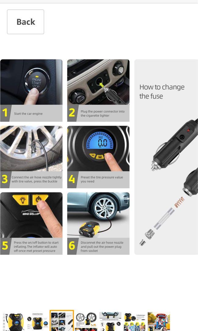windgallop digital car tyre inflator