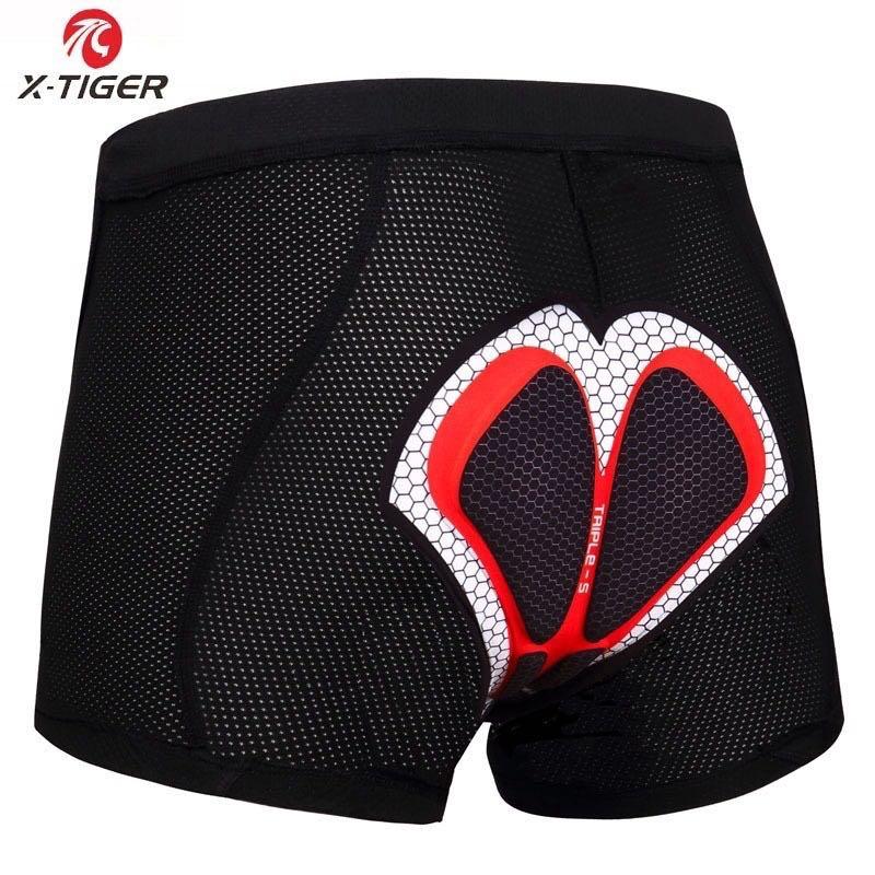 Men Bicycle Cycling Bike Short Underwear Pants Gel 3D Padded Coolmax S