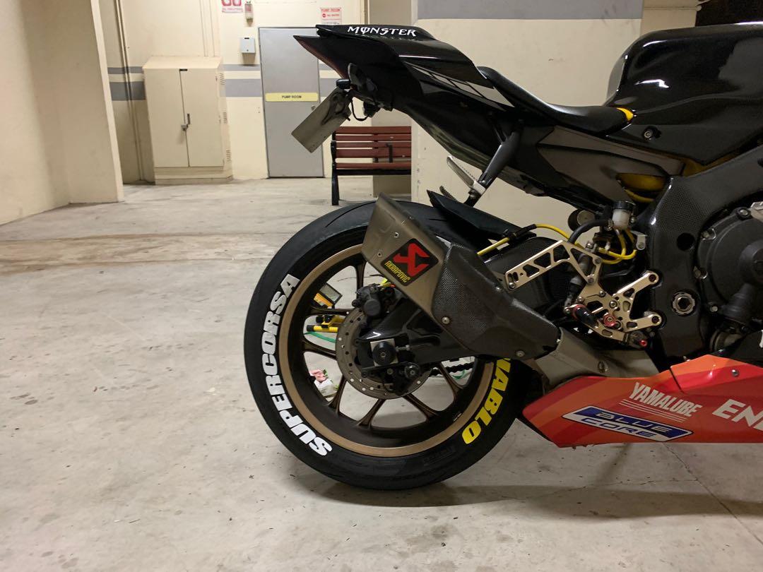 Yamaha r1 Tyre bomb tyre lettering tyre tag tire lettering tire wording tyre wording tire tag tyrebomb tyre sticker tire sticker Motorcycles Motorcycle Accessories on Carousell