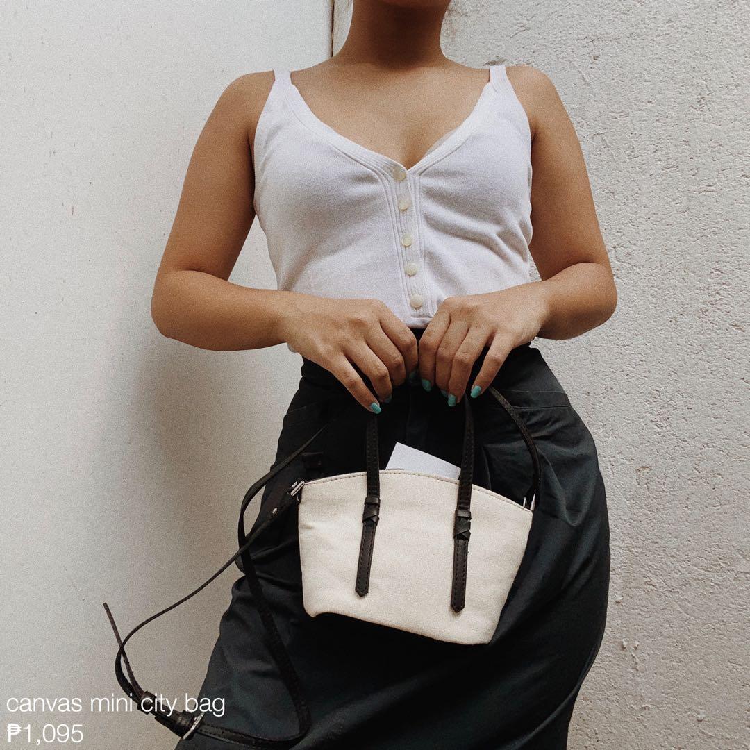 Zara mini sales city bag beige