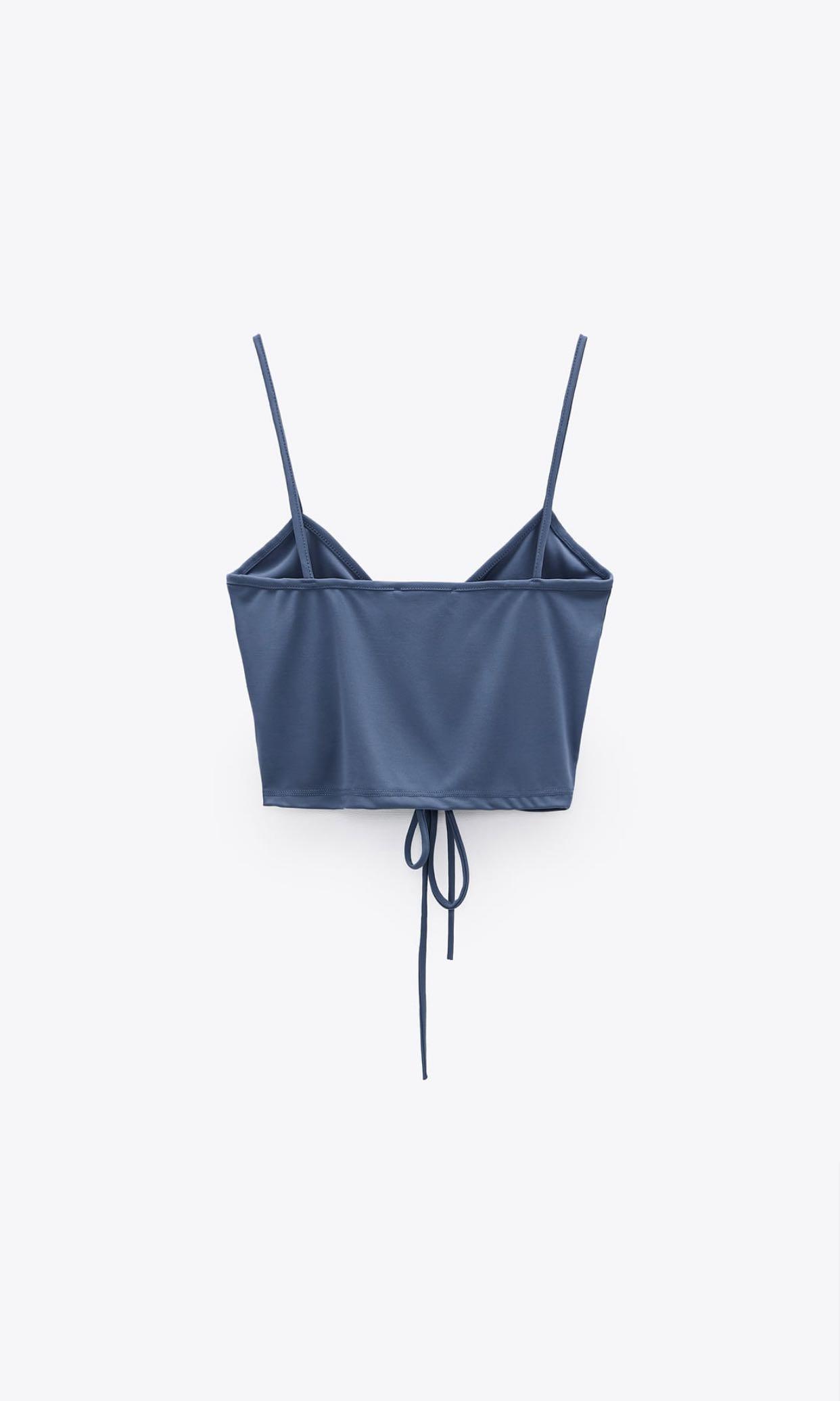 BNWT Zara gathered top (Category: Sleeveless) located in Makati City. Submitted by madclutter (Listing ID 1024811538, Image 3). Description: .