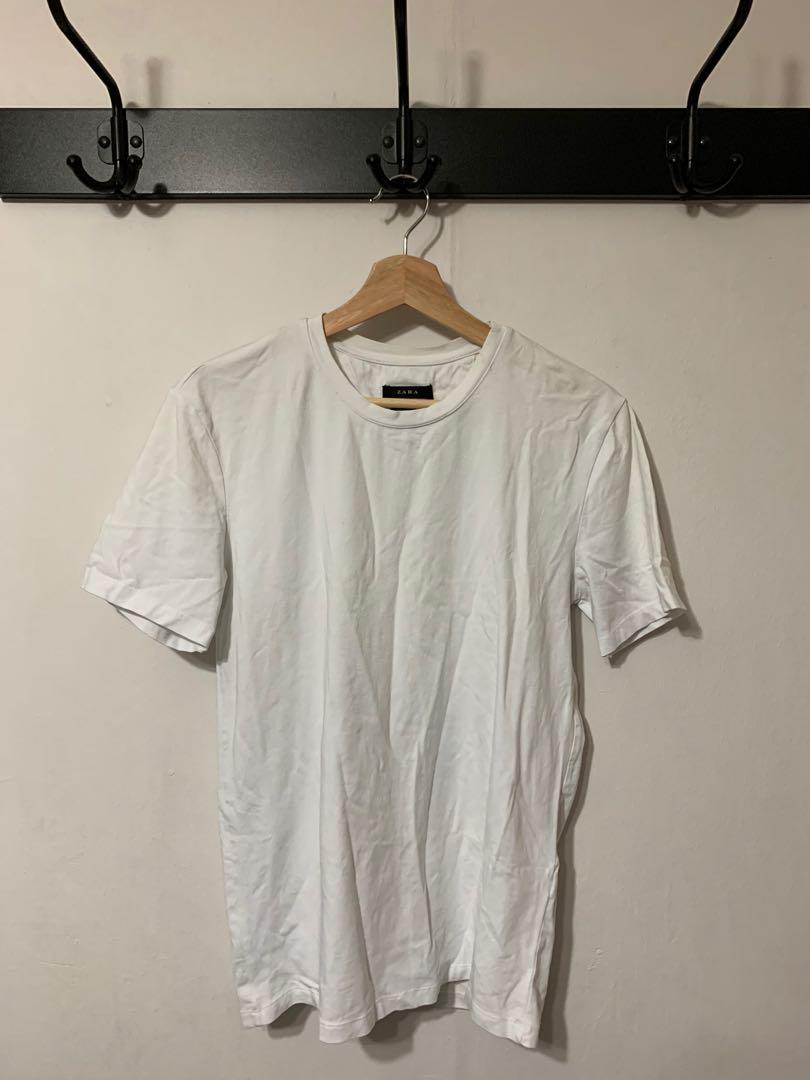 zara plain white shirt