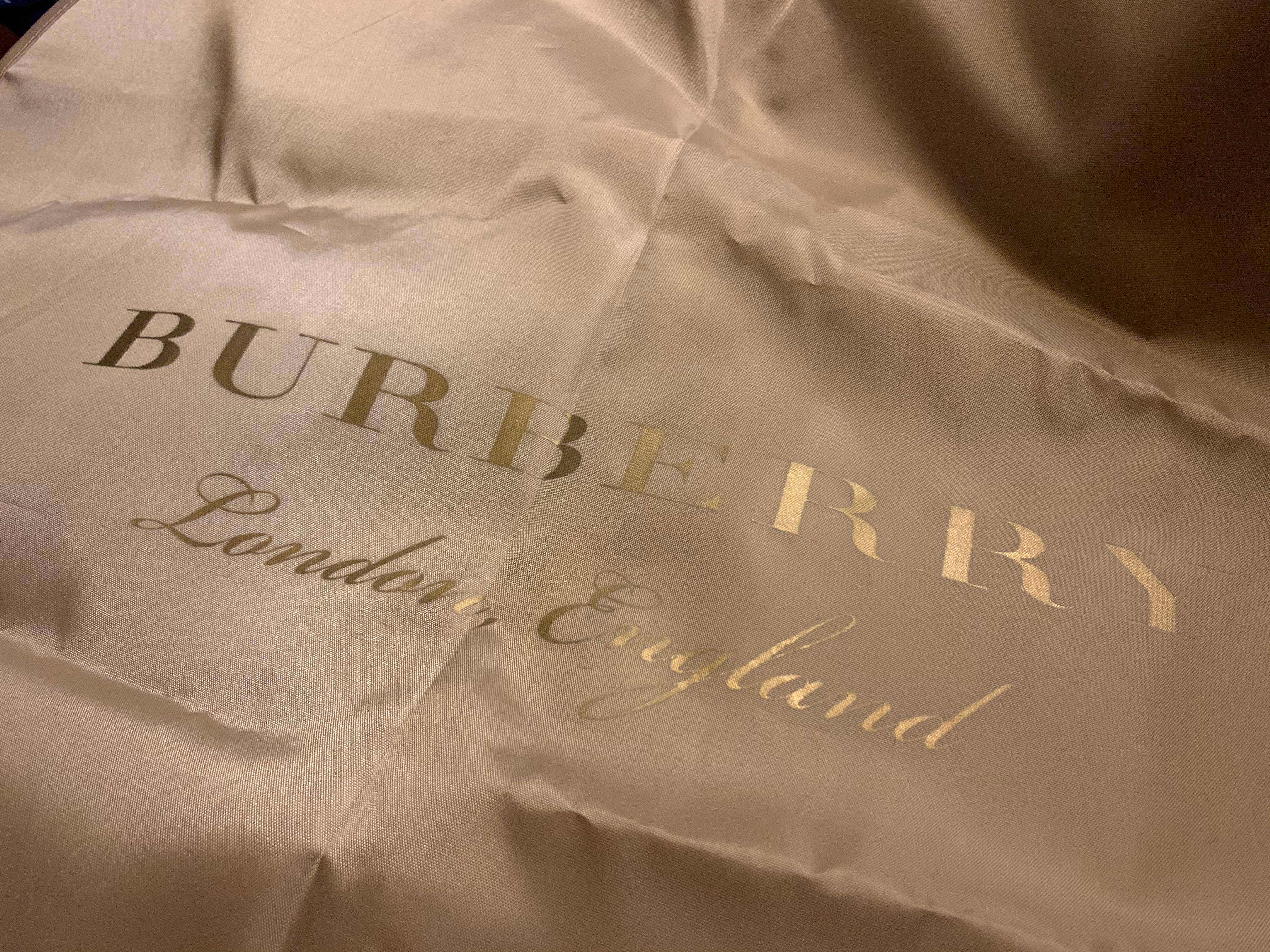 burberry garment bag