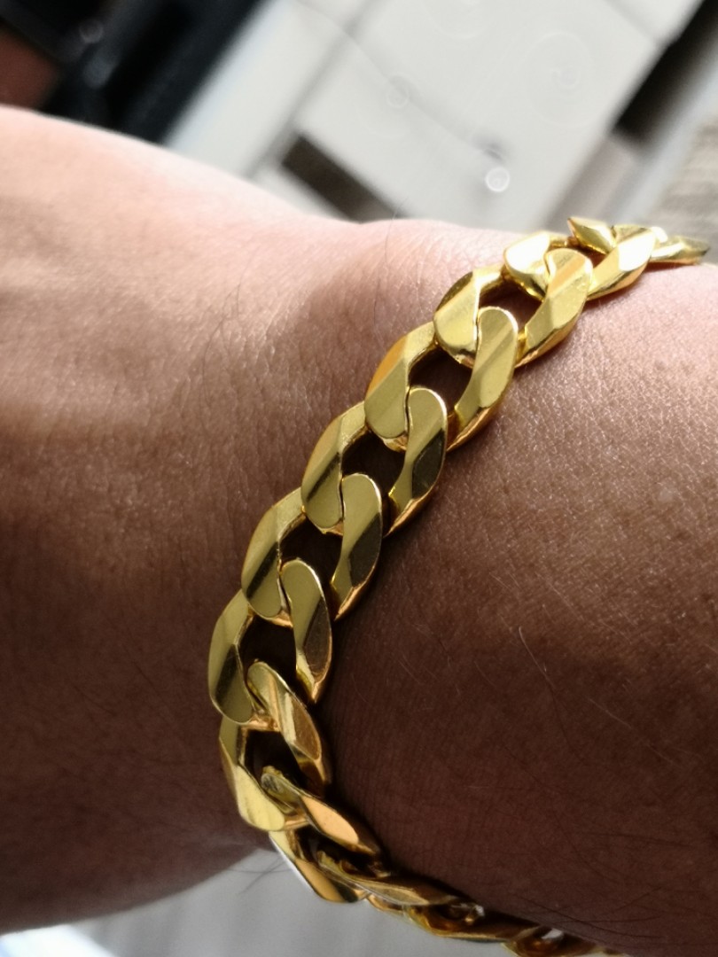 22k solid 916 gold bracelet Women s Fashion Jewelry Organisers