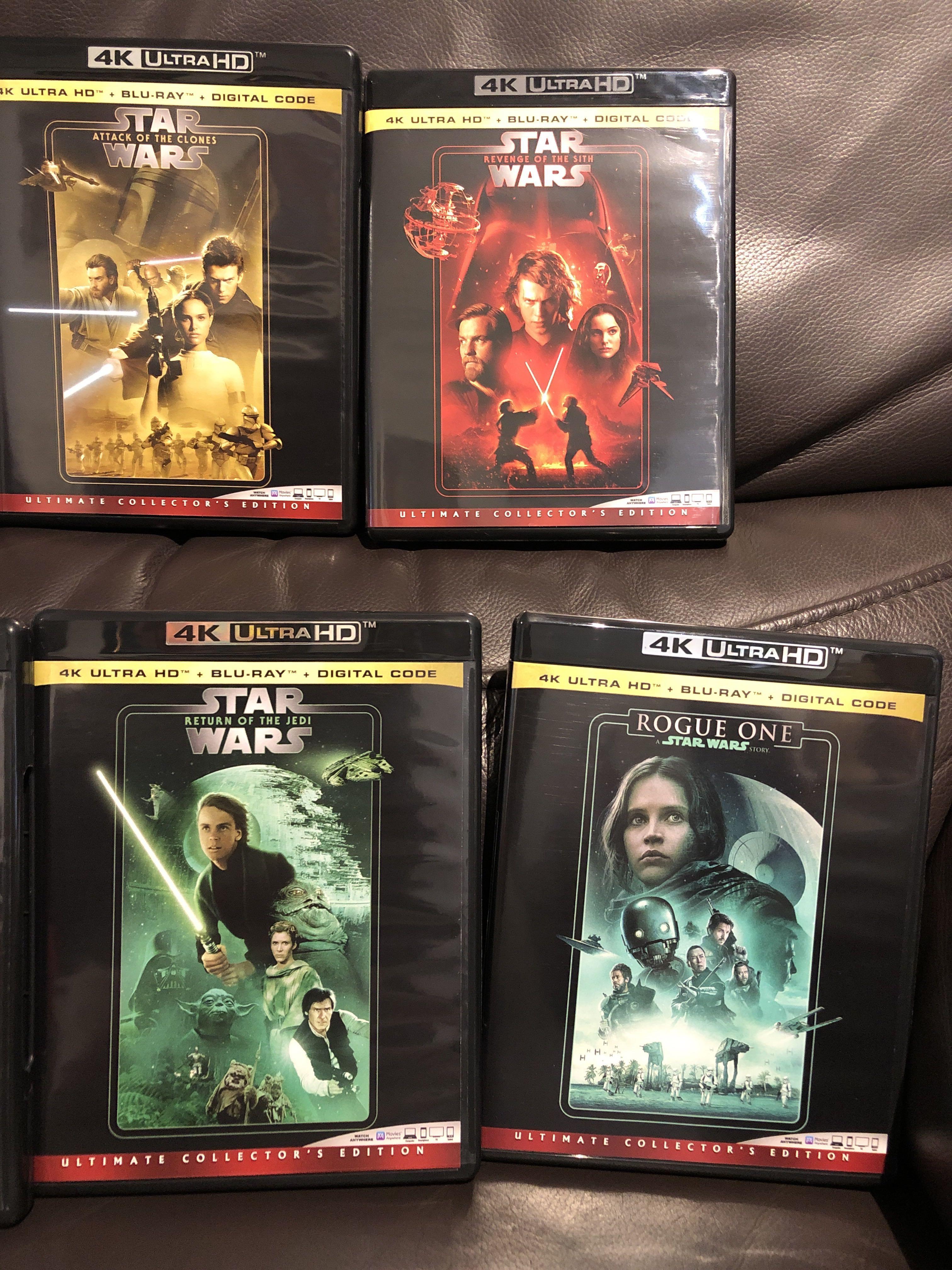 4k) Star Wars 7-movies 4K UHD Ultra HD Blu-ray ( 4k bluray ), TV