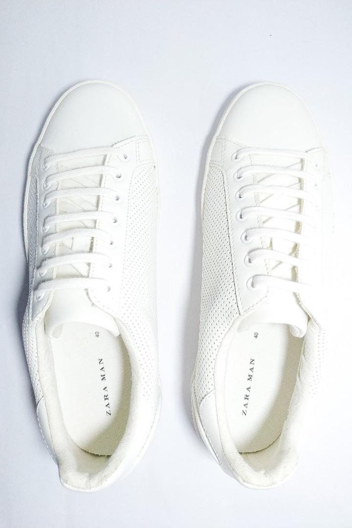 Zara micro hot sale perforated plimsolls