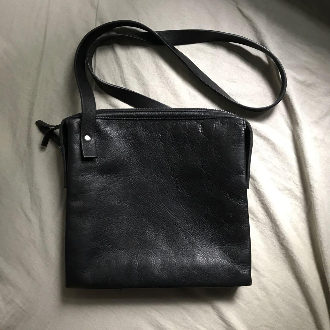 cos leather shoulder bag