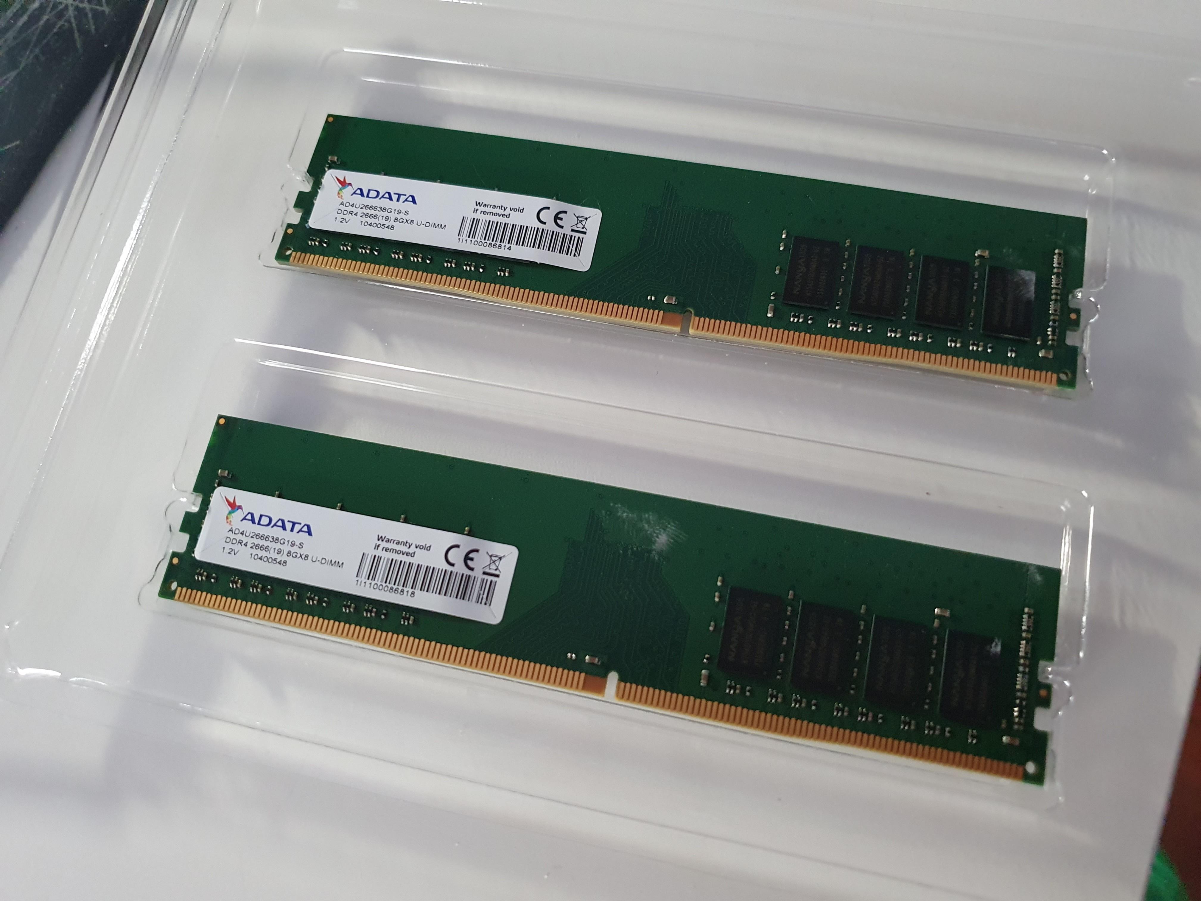 ADATA 16gb 2x8 DDR4 RAM
