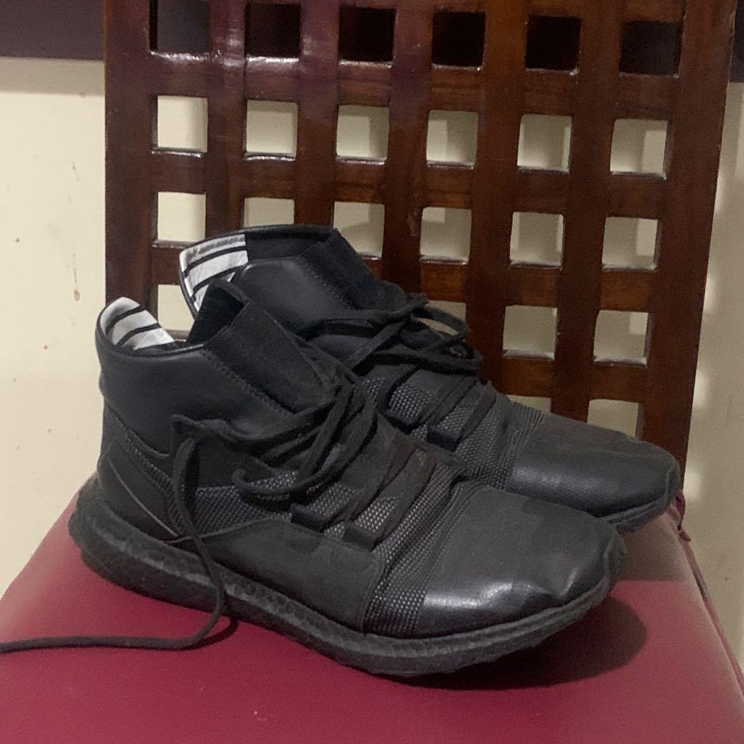 Adidas Y 3 Kozoko High Triple Black Fesyen Pria Sepatu