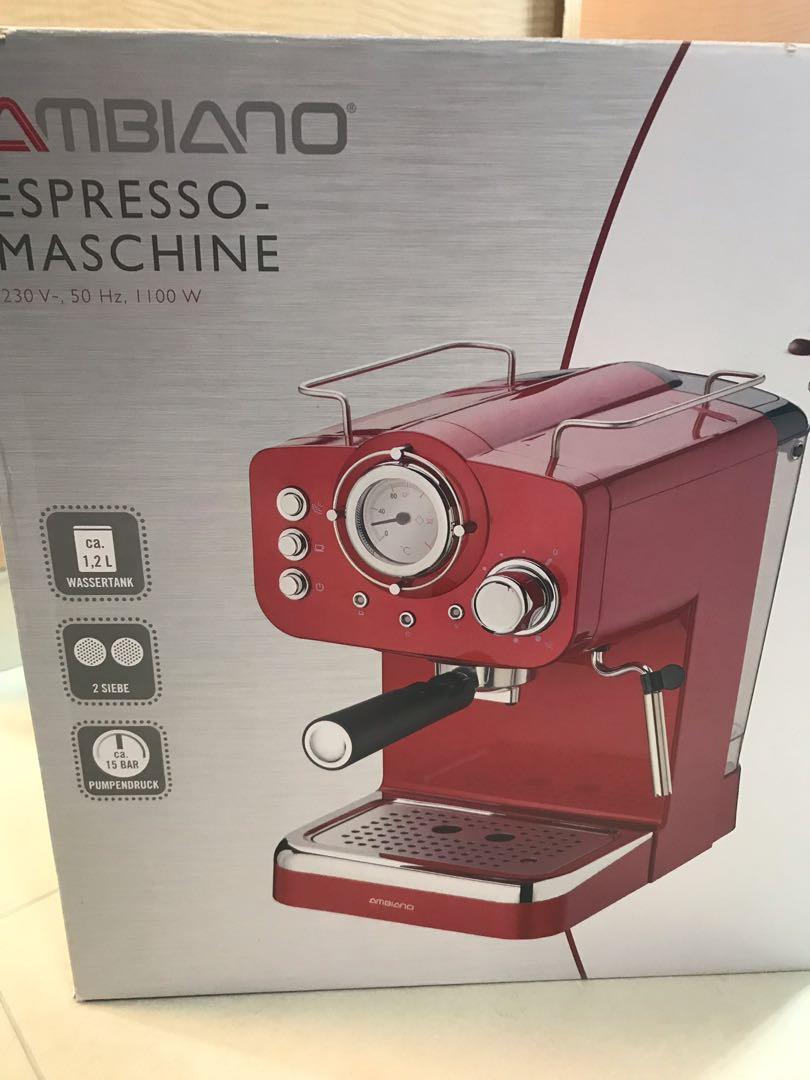 Ambiano coffee machine 咖啡機, 家庭電器, 廚房電器, 榨汁機及攪拌機 Carousell