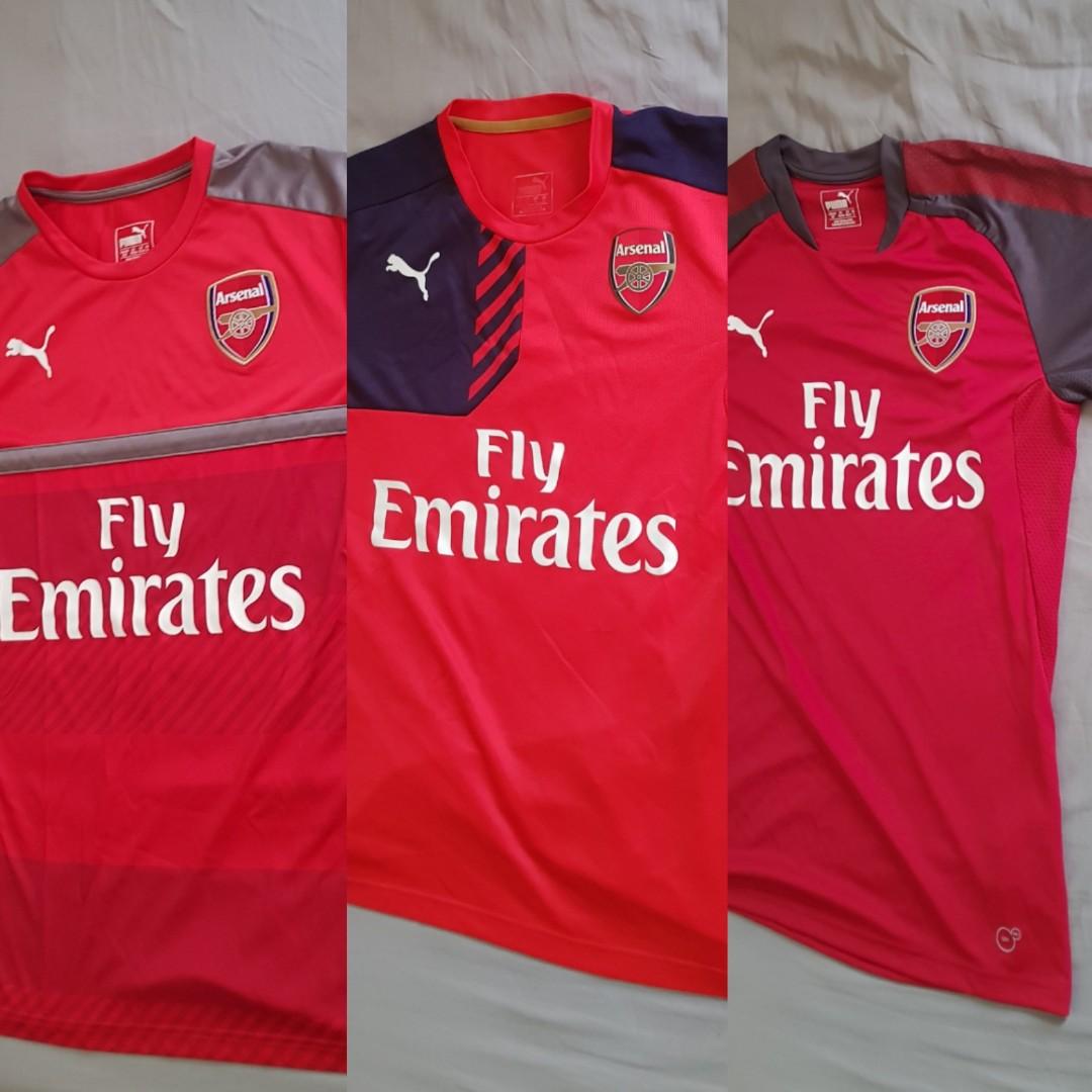 arsenal jersey training