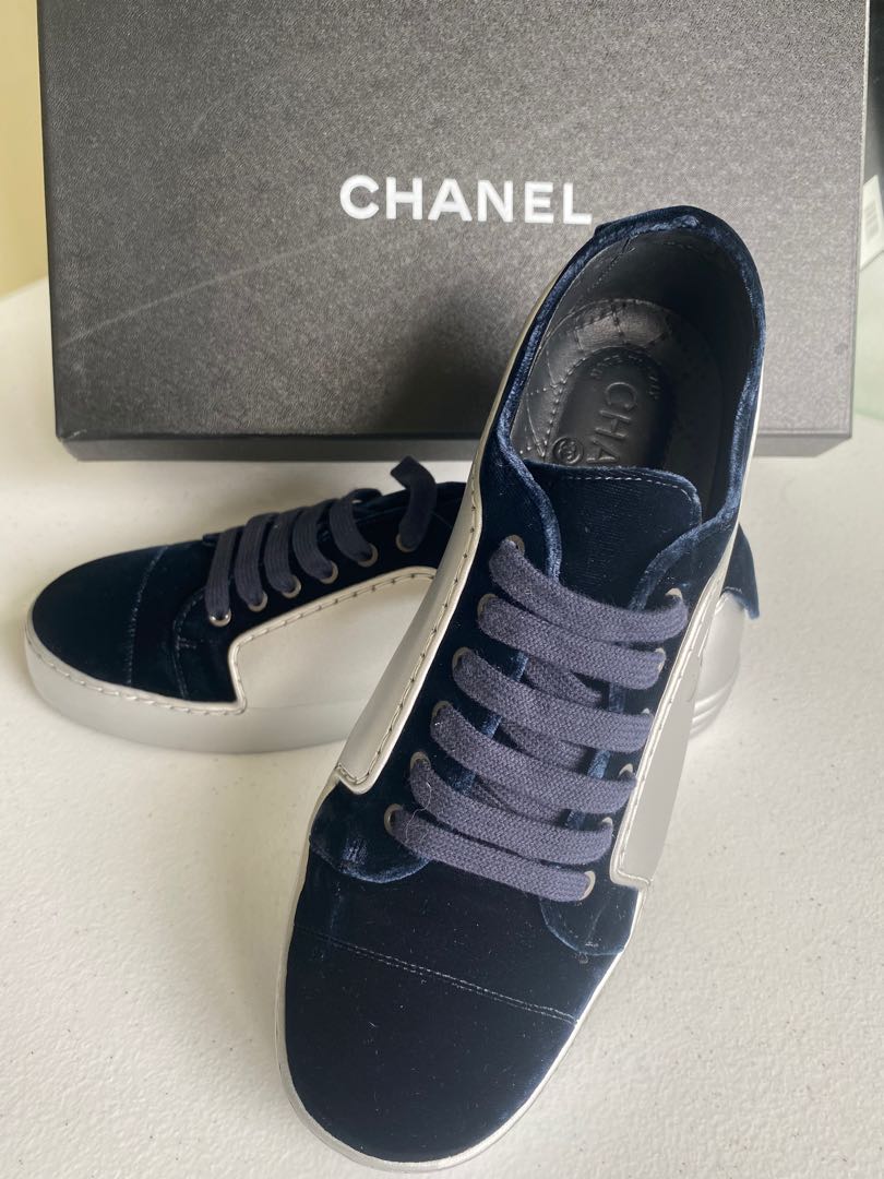Authentic Chanel sneakers size 38 fits 