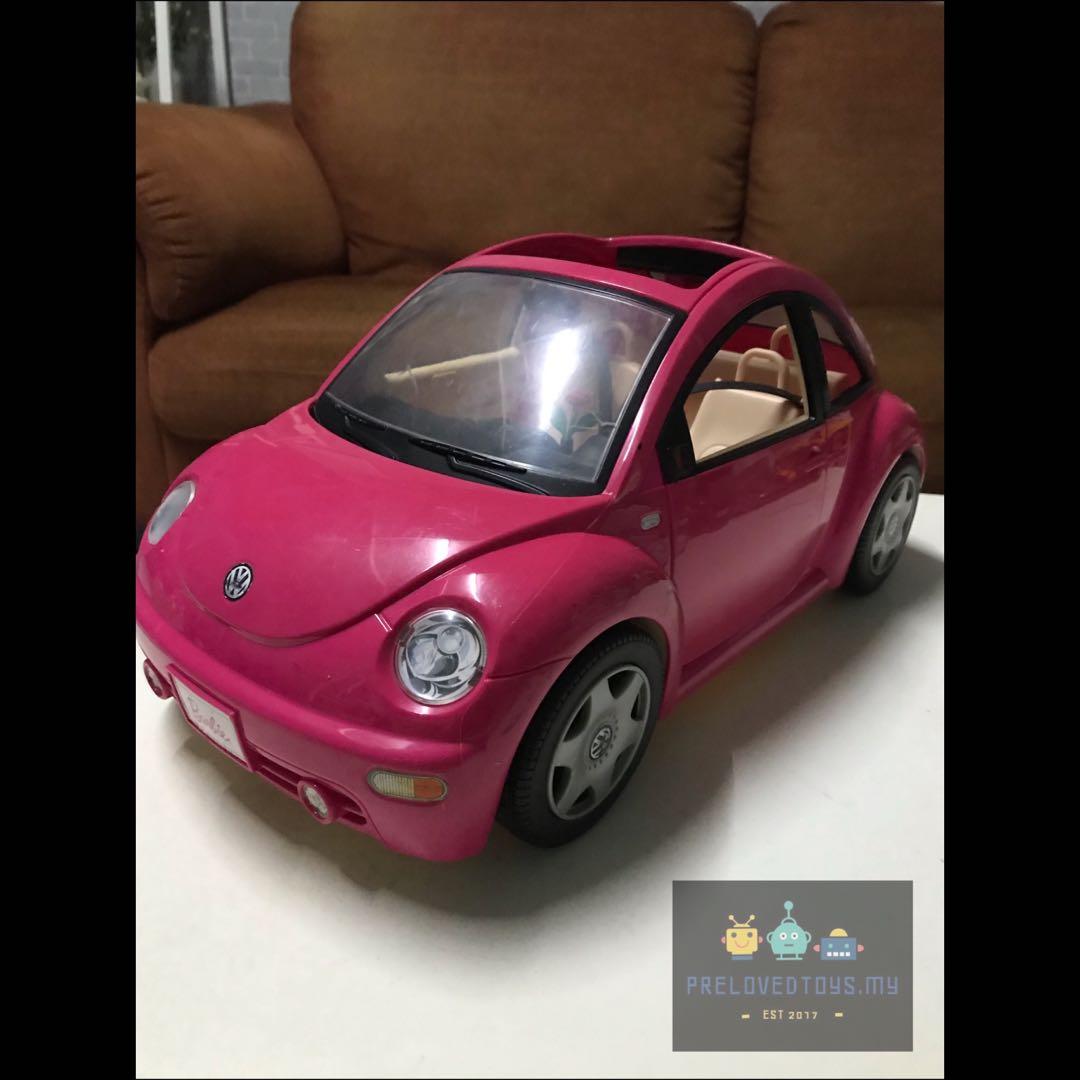 barbie yellow volkswagen beetle
