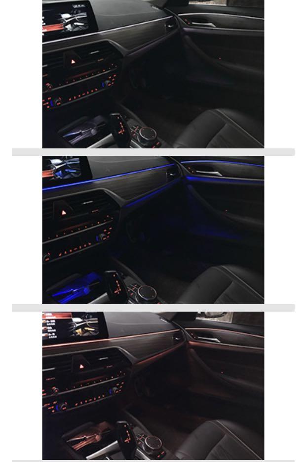 BMW G30 5 series ambient lighting 6/7 colors to 11 colors, Car Accessories, Accessories on Carousell