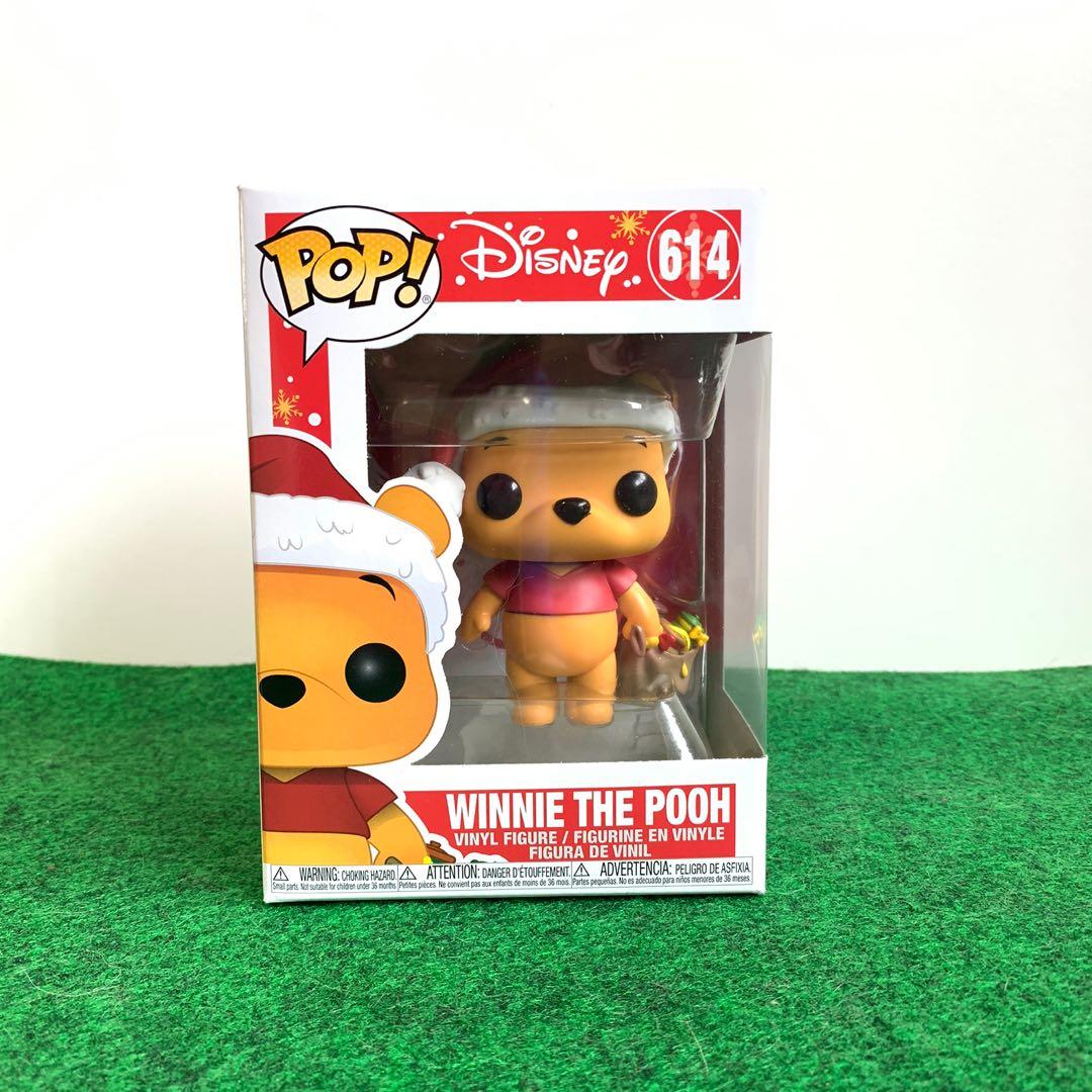 BNIB Set of 2 Pooh #614 and Piglet #615 Funko Pop Christmas Holiday Edition  Collection
