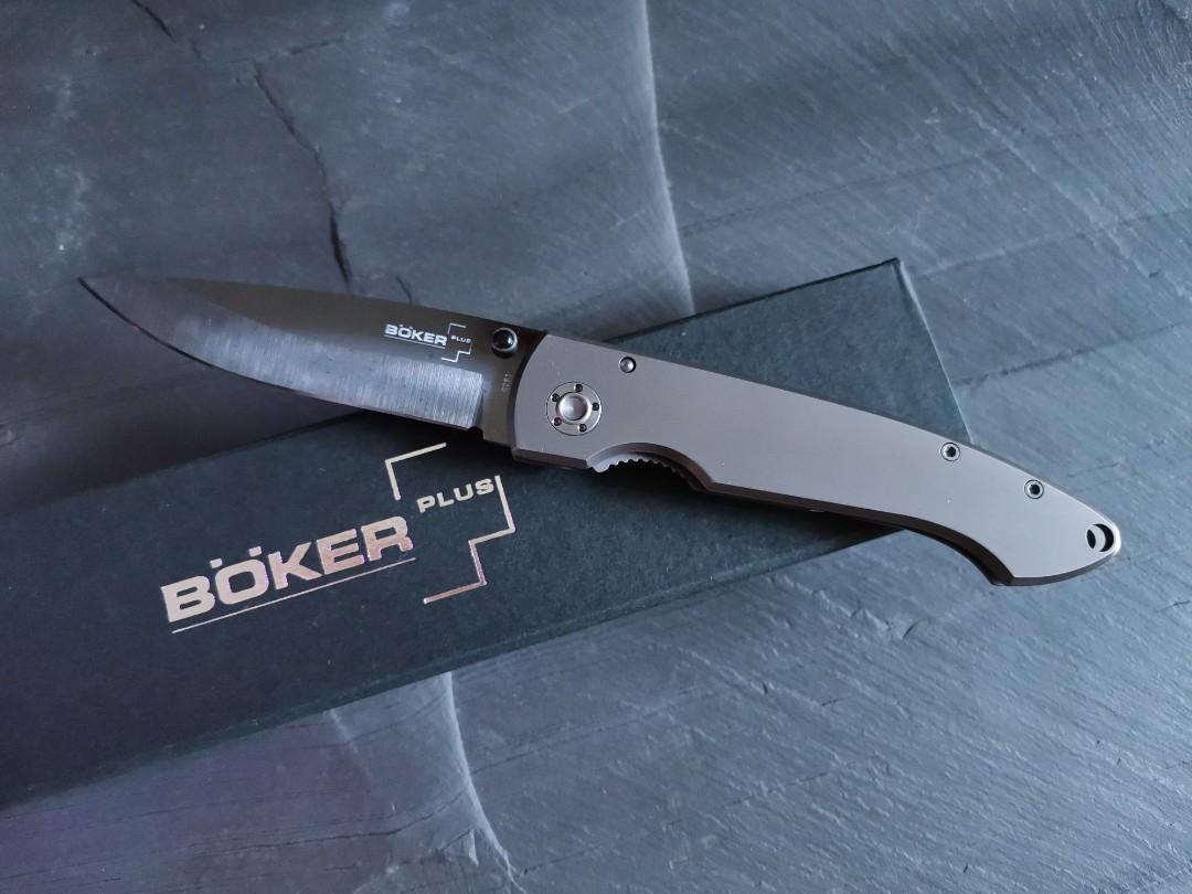 Boker Plus Anti-MC Frame Lock Knife Titanium (3.25 Ceramic
