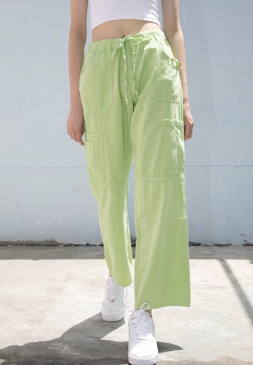 Green brandy melville pants clearance