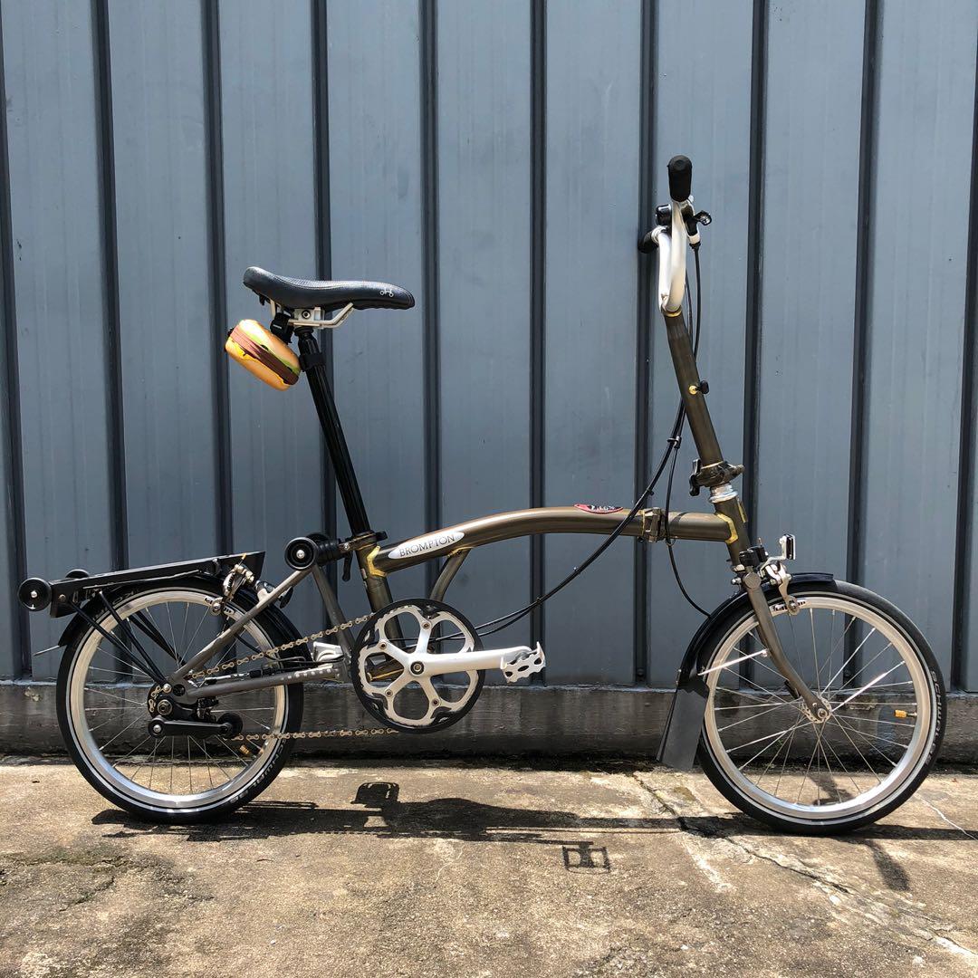 brompton raw lacquer titanium