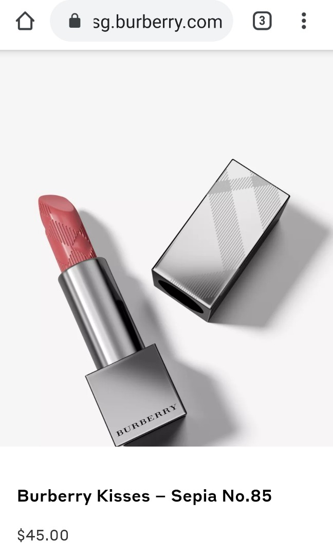 Burberry kisses 85 sepia hot sale