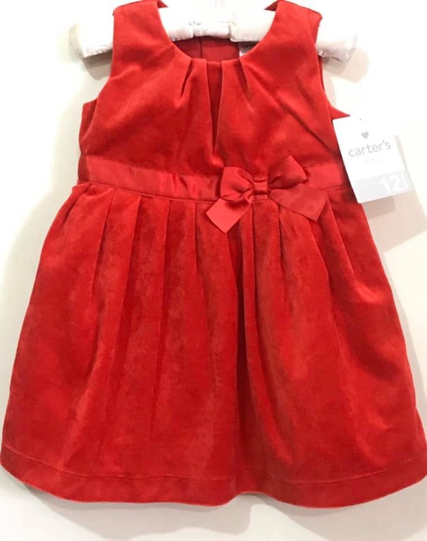 carters velvet dress