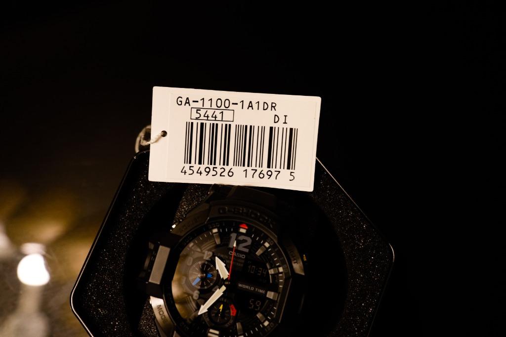 Casio G Shock GA 1100 1A1DR Gravitymaster Men Digital Analog Watch