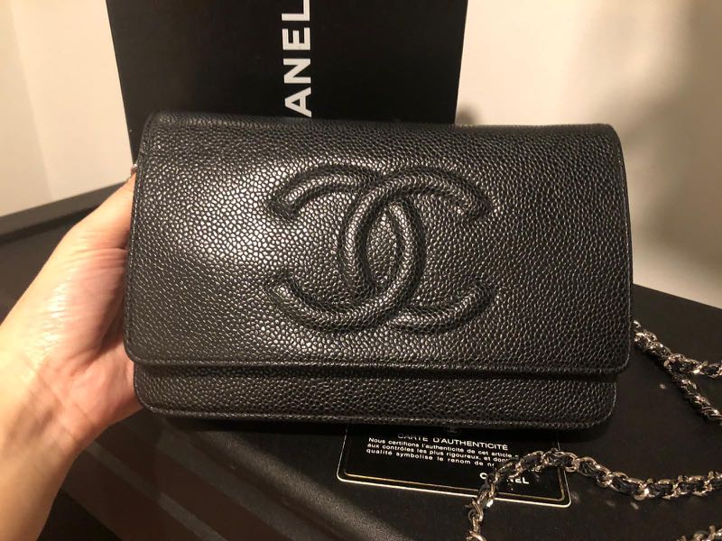 Chanel timeless top wallet on chain