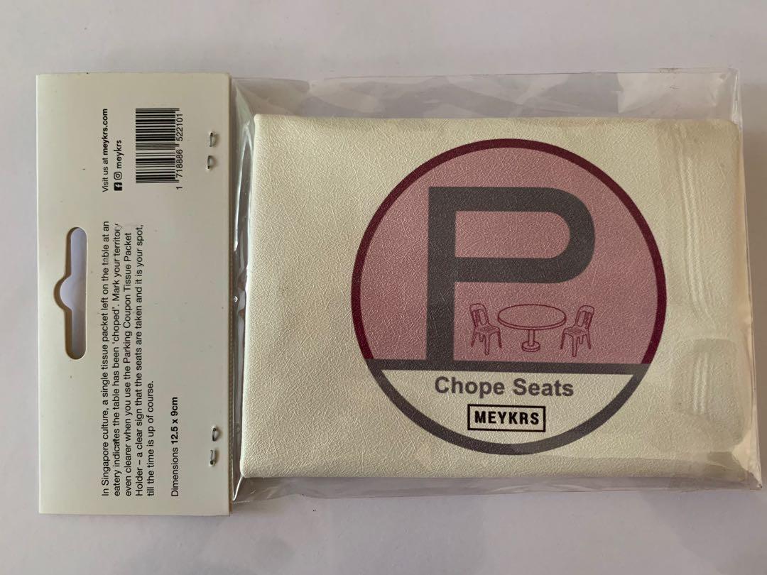 CHOPE! Parking coupon tissue pouch, Everything Else on Carousell