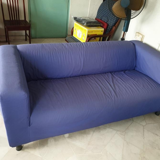 [Clearance] Ikea Sofa with 1 new set of cover, Furniture & Home Living